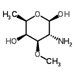 CAS 登录号：775558-55-9， 2-氨基-2,6-二脱氧-3-O-甲基-beta-D-吡喃半乳糖