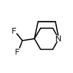 CAS 登录号：775575-18-3， 4-(二氟甲基)奎宁环