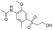 CAS 登录号：77565-50-5， N-(4-((2-羟基乙基)磺酰基)-2-甲氧基-5-甲基苯基)-乙酰胺