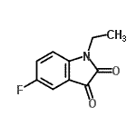 CAS 登录号：776-47-6， 1-乙基-5-氟-1H-吲哚-2,3-二酮
