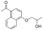 CAS#: 7761-47-9, 4-(2-Hydroxypropoxy)-1-Naphthalenylethanone