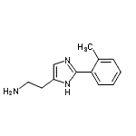 CAS 登录号：776235-56-4， 2-[2-(2-甲基苯基)-1H-咪唑-4-基]乙胺