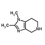 CAS 登录号：776250-13-6， 1,2-二甲基-4,5,6,7-四氢-1H-咪唑并[4,5-c]吡啶