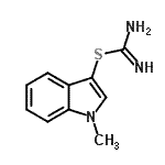 CAS 登录号：776253-96-4， 1-甲基-1H-吲哚-3-基氨基硫代甲亚氨酸酯