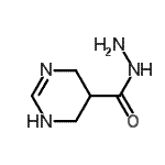 CAS 登录号：776274-37-4， 1,4,5,6-四氢-5-嘧啶甲酰肼