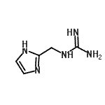 CAS 登录号：776281-59-5， 1-(1H-咪唑-2-基甲基)胍