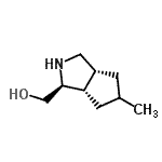 CAS 登录号：776291-89-5， [(1S,3aR,6aS)-5-甲基八氢环戊烯并[c]吡咯-1-基]甲醇