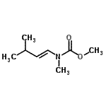 CAS 登录号：776325-54-3， 甲基甲基[(1E)-3-甲基-1-丁烯-1-基]氨基甲酸酯