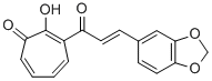 CAS#: 77633-05-7, 3-[(E)-3-(1,3-Benzodioxol-5-Yl)Prop-2-Enoyl]-2-Hydroxycyclohepta-2,4,6-Trien-1-One