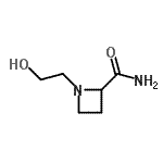 CAS 登录号：77693-00-6， 1-(2-羟基乙基)-2-吖丁啶甲酰胺