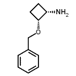 CAS 登录号：777040-68-3， (1S,2R)-2-(苄氧基)环丁胺