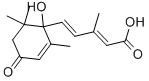 CAS#: 7773-56-0, 5-(1-Hydroxy-2,6,6-Trimethyl-4-Oxo-2-Cyclohexen-1-Yl)-3-Methyl-2,4-Pentadienoic Acid