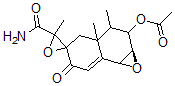 CAS 登录号：77732-43-5， (1aR-(1aalpha,2beta,3beta,3abeta,5beta(S*),7balpha))-2-(乙酰氧基)-2,3,3a,4,6,7b-六氢-3,3',3a-三甲基-6-氧代-螺(萘并(1,2-b)环氧乙烯-5(1ah),2'-环氧乙烷)-3'-甲酰胺