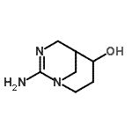 CAS 登录号：777803-16-4， 2-氨基-1,3-二氮杂双环[3.3.1]壬-2-烯-6-醇