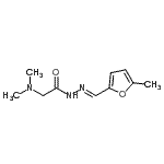 CAS 登录号：777815-60-8， 2-(二甲基氨基)-N'-[(E)-(5-甲基-2-呋喃基)亚甲基]乙酰肼