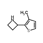 CAS 登录号：777887-41-9， 2-(3-甲基-2-噻吩基)吖丁啶