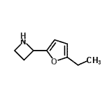 CAS 登录号：777887-59-9， 2-(5-乙基-2-呋喃基)吖丁啶