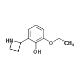 CAS 登录号：777888-72-9， 2-(2-氮杂环丁基)-6-乙氧基苯酚