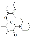 CAS 登录号：77791-37-8， N-[1-(2,4-二甲基苯氧基)丙-2-基]-N-乙基-2-(2-甲基哌啶-1-鎓-1-基)乙酰胺氯化物