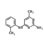 CAS 登录号：778545-04-3， 6-甲基-N<sup>4</sup>-(2-甲基苯基)-2,4-嘧啶二胺