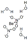 CAS 登录号：7787-55-5， 铍二硝酸盐三水合物