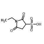 CAS 登录号：779266-58-9， 1-乙基-2,5-二氧代-3-吡咯烷磺酸