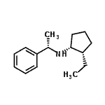 CAS 登录号：779284-34-3， (1R,2S)-2-乙基-N-[(1S)-1-苯基乙基]环戊烷胺