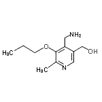 CAS 登录号：779289-55-3， [4-(氨基甲基)-6-甲基-5-丙氧基-3-吡啶基]甲醇
