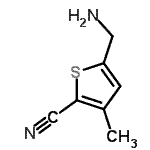 CAS 登录号：779310-89-3， 5-(氨基甲基)-3-甲基-2-噻吩甲腈