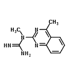 CAS 登录号：779311-28-3， 1-甲基-1-(4-甲基-2-喹唑啉基)胍