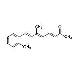CAS 登录号：779356-02-4， (3E,5E,7E)-6-甲基-8-(2-甲基苯基)-3,5,7-辛三烯-2-酮