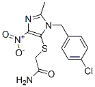 CAS 登录号：77952-76-2， 2-[3-[(4-氯苯基)甲基]-2-甲基-5-硝基咪唑-4-基]硫基乙酰胺
