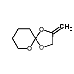 CAS 登录号：78067-28-4， 2-亚甲基-1,4,6-三氧杂螺[4.5]癸烷