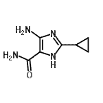 CAS 登录号：780695-81-0， 4-氨基-2-环丙基-1H-咪唑-5-甲酰胺