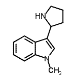 CAS 登录号：780700-12-1， 1-甲基-3-(2-吡咯烷基)-1H-吲哚