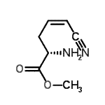CAS#: 780725-65-7, Methyl (2S,4Z)-2-amino-5-cyano-4-pentenoate