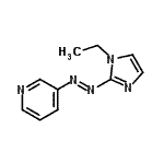 CAS 登录号：780761-64-0， 3-[(E)-(1-乙基-1H-咪唑-2-基)偶氮]吡啶