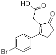 CAS 登录号：780813-06-1， [2-(4-溴苯基)-5-氧代-1-环戊烯-1-基]乙酸
