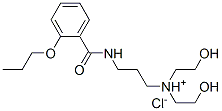 CAS#: 78128-69-5, N-[3-[Bis(2-hydroxyethyl)amino]propyl]-2-propoxy-Benzamide hydrochloride