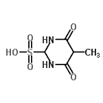 CAS 登录号：781563-83-5， 5-甲基-4,6-二氧代六氢-2-嘧啶磺酸