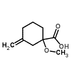 CAS 登录号：781577-51-3， 1-甲氧基-3-亚甲基环己烷羧酸