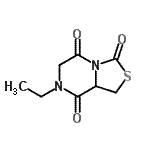 CAS 登录号：781648-43-9， 7-乙基四氢[1,3]噻唑并[3,4-a]吡嗪-3,5,8-三酮