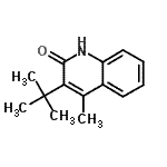 CAS 登录号：781664-99-1， 4-甲基-3-(2-甲基-2-丙基)-2(1H)-喹啉酮