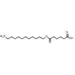 CAS 登录号：78194-84-0， 6-(十二烷氧基)-6-氧代己酸