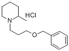 CAS 登录号:78219-13-3, 2-甲基-1-(3-苯基甲氧基丙基)哌啶盐酸盐