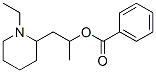 CAS 登录号:78219-34-8, 1-(1-乙基哌啶-2-基)丙-2-基苯甲酸酯