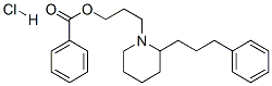 CAS 登录号：78219-51-9， 3-[2-(3-苯基丙基)哌啶-1-基]丙基苯甲酸酯盐酸盐