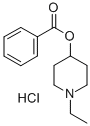 CAS 登录号:78219-58-6, (1-乙基哌啶-4-基)苯甲酸酯盐酸盐