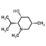 CAS 登录号：782415-85-4， (2R,3R,5S)-2-异丙基-1,5-二甲基-3-哌啶醇