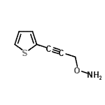 CAS 登录号：782423-57-8， 2-[3-(氨基氧基)-1-丙炔-1-基]噻吩